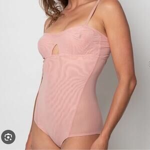 HAH Under the Wire Bodysuit in Copper Rose NWT XS